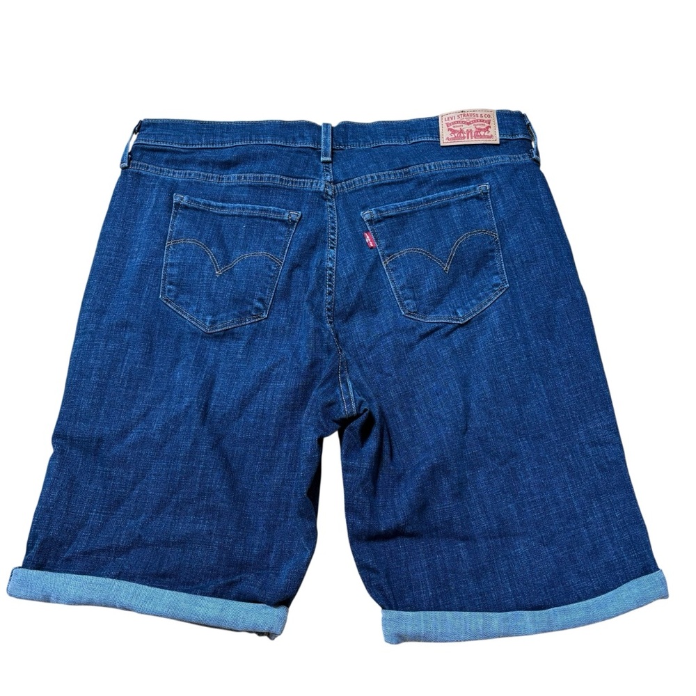 Levi's Blue Classic Bermuda 10" Shorts Size 16 W New with tags - Picture 2 of 7